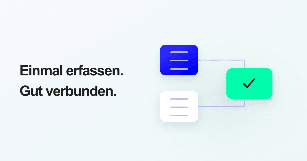 Illustration: Informationen zwischen verbundenen Systemen austauschen